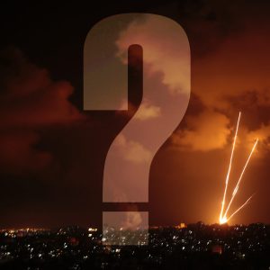 October 2023, uncertainity Rockets fired from the Gaza Strip